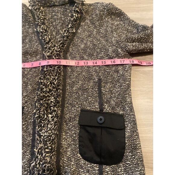 Boss Hugo Boss women's grey/black knit blazer with front pockets size medium - Picture 9 of 10